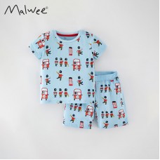 Комплект для мальчика футболка и шорты хлопок 0.3кг Malwee, zak184-9134