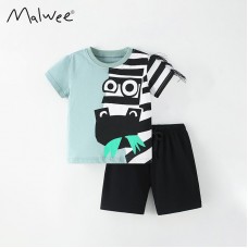 Комплект для мальчика футболка и шорты хлопок 0.3кг Malwee, zak184-9521