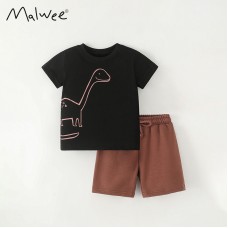 Комплект для мальчика футболка и шорты хлопок 0.3кг Malwee, zak184-9549