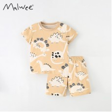 Комплект для мальчика футболка и шорты хлопок 0.3кг Malwee, zak184-9543