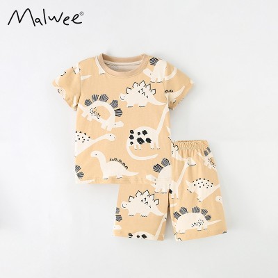 Комплект для мальчика футболка и шорты хлопок 0.3кг Malwee, zak184-9543
