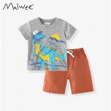 Комплект для мальчика футболка и шорты хлопок 0.3кг Malwee, zak184-6367