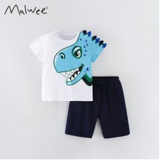 Комплект для мальчика футболка и шорты хлопок 0.3кг Malwee, zak184-9522