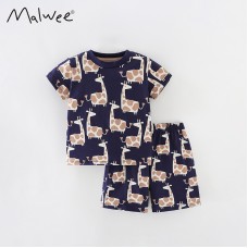 Комплект для мальчика футболка и шорты хлопок 0.3кг Malwee, zak184-9563