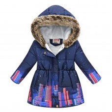 Куртка детская утепленная на флисе 0.7кг Jomake, zak231-3180-04