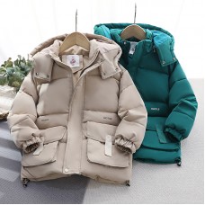 Куртка детская утепленная на флисе 0.8кг JDK, zak232-3160