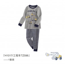 Пижама детская для мальчика утепленная хлопок 0.3кг Qylifeng, zak240-TZ596