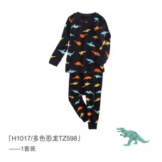 Пижама детская для мальчика утепленная хлопок 0.3кг Qylifeng, zak240-TZ598