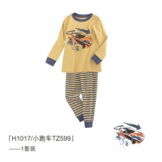 Пижама детская для мальчика утепленная хлопок 0.3кг Qylifeng, zak240-TZ599