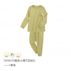 Пижама детская для девочки утепленная хлопок 0.3кг Qylifeng, zak240-TZ593