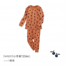 Пижама детская для девочки утепленная хлопок 0.3кг Qylifeng, zak240-TZ594