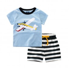 Комплект детский для мальчика хлопок футболка и шорты 27Kids, z27-9700-01