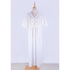 Пляжное платье белое Xanyee, zak36-ZS715