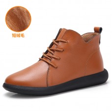 Ботинки кожаные на шнуровке 0.8кг, zak88-MF8271.1-02